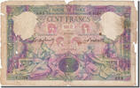 Frankreich 100 Francs Geldschein, 100 F 1888-1909 ''Bleu et Rose'' -