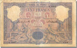Frankreich 100 Francs Geldschein, 100 F 1888-1909 ''Bleu et Rose'' -