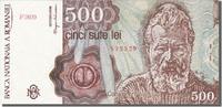 Rumänien 500 Lei Geldschein, UNZ -