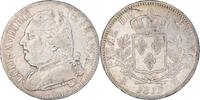 Frankreich 5 Francs Münze, Louis XVIII, La Rochelle, Very rare, S -