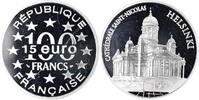 Frankreich 100 Francs-15 Euro Münze, Monnaie de Paris, Cathédrale Saint-Nicolas, 100 Francs-15 -