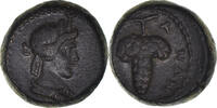 Hemiassarion Münze, Lydia, Pseudo-autonomous, Daldis, SS, Bronze -