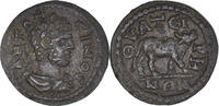 Hemiassarion Münze, Lydia, Caracalla, Thyateira, Very rare, SS+ -