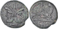 As Münze, Anonymous, Rome, SS, Bronze, Crawford:56/2 -