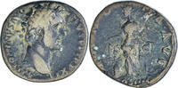 Sesterz Münze, Antoninus Pius, Rome, S+, Bronze, RIC:840 -