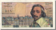 Frankreich 10 Nouveaux Francs Geldschein, 10 NF 1959-1963 ''Richelieu'' -
