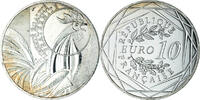 Frankreich 10 Euro Coq, VZ+, Silber, Gadoury:EU727 -