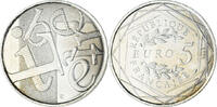 Frankreich 5 Euro Liberté, UNZ, Silber -