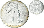 Frankreich 10 Euro Football, UNZ+, Silber -