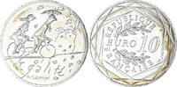 Frankreich 10 Euro Paris, Sempé Egalité Automne, UNZ, Silber -