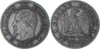 Frankreich Centime Münze, Napoleon III, Napoléon III, Bordeaux, SS+ -