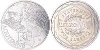 Frankreich 10 Euro Euros des régions, Monnaie de Paris, Aquitaine -
