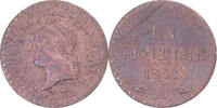 Frankreich Centime Münze, Dupré, Paris, S, Bronze, KM:754 -
