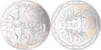Frankreich 10 Euro Astérix - Égalité, Monnaie de Paris, STGL, Silber -