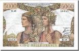 Frankreich 5000 Francs Geldschein, 5 000 F 1949-1957 ''Terre et Mer'' -