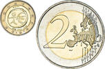 Malta 2 Euro Paris, 10 TH ANNIVERSARY UEM., VZ+, Bi-Metallic, KM:134 -