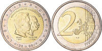 Luxemburg 2 Euro Utrecht, Grand duc Henri, VZ, Bi-Metallic, KM:87 -