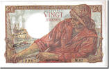 Frankreich 20 Francs Geldschein, 20 F 1942-1950 ''Pêcheur'' -