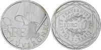 Frankreich 10 Euro Euros des régions, Paris, Auvergne, UNZ, Silber -