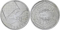 Frankreich 10 Euro Euros des régions, Paris, Bretagne, UNZ, Silber -