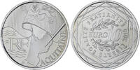 Frankreich 10 Euro Euros des régions, Paris, Aquitaine, UNZ, Silber -