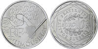 Frankreich 10 Euro Euros des régions, Paris, Limousin, UNZ, Silber -