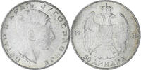 Jugoslawien 50 Dinara Münze, Petar II, SS, Silber, KM:24 -