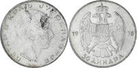Jugoslawien 50 Dinara Münze, Petar II, SS, Silber, KM:24 -