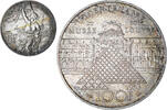 Frankreich 100 Francs Münze, Liberté guidant le peuple, VZ, Silber -