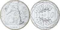 Frankreich 10 Euro Monnaie de Paris, UNZ, Silber -