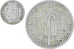 Belgisch-Kongo Franc Münze, SS, Kupfer-Nickel, KM:21 -