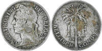 Belgisch-Kongo Franc Münze, S, Kupfer-Nickel, KM:21 -