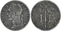 Belgisch-Kongo Franc Münze, S, Kupfer-Nickel, KM:20 -
