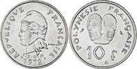French Polynesia 10 Francs Paris, UNZ, Nickel, KM:8 -