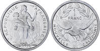 Neukaledonien Franc Münze, Paris, UNZ, Aluminium, KM:10 -