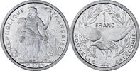 Neukaledonien Franc Münze, Paris, UNZ, Aluminium, KM:10 -