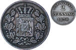 Deutsch Staaten 2 Pfennig Münze, BAVARIA, Ludwig II, SS, Kupfer, KM:857 -