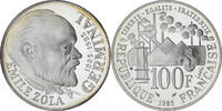 Frankreich 100 Francs Germinal, BE, STGL, Silber, KM:957 -