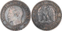 Frankreich 2 Centimes Münze, Napoleon III, Napoléon III, Paris, VZ -