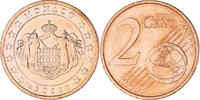 Monaco 2 Euro Cent Rainier III, Paris, UNZ, Copper Plated Steel, KM:168 -