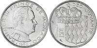 Monaco Franc Münze, Rainier III, UNZ, Nickel, KM:140 -