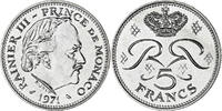 Monaco 5 Francs Münze, Rainier III, VZ, Kupfer-Nickel, KM:150 -