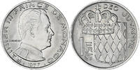 Monaco Franc Münze, Rainier III, UNZ, Nickel, KM:140, Gadoury:MC 150 -