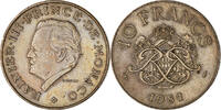 Monaco 10 Francs Münze, Rainier III, VZ, Copper-Nickel-Aluminum -