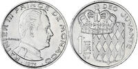 Monaco Franc Münze, Rainier III, UNZ, Nickel, KM:140, Gadoury:MC 150 -
