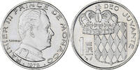 Monaco Franc Münze, Rainier III, UNZ, Nickel, KM:140, Gadoury:MC 150 -