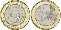 Monaco Euro Rainier III, Paris, UNZ, Bi-Metallic, Gadoury:MC178, KM:173 -