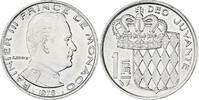 Monaco Franc Münze, Rainier III, UNZ, Nickel, KM:140, Gadoury:MC 150 -