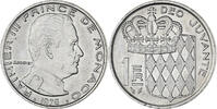 Monaco Franc Münze, Rainier III, VZ, Nickel, KM:140, Gadoury:MC 150 -