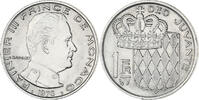 Monaco Franc Münze, Rainier III, VZ, Nickel, KM:140, Gadoury:MC 150 -